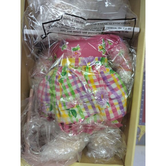 Goebel Dolly Dingle Musical Doll Quacky Quickly 1988 Porcelain LE Duck 15" - Picture 3 of 7